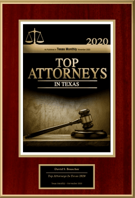 Top Attorneys in Texas 2020 badge